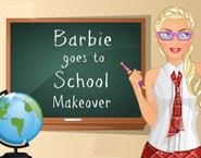 Barbie Goes To School Makeover